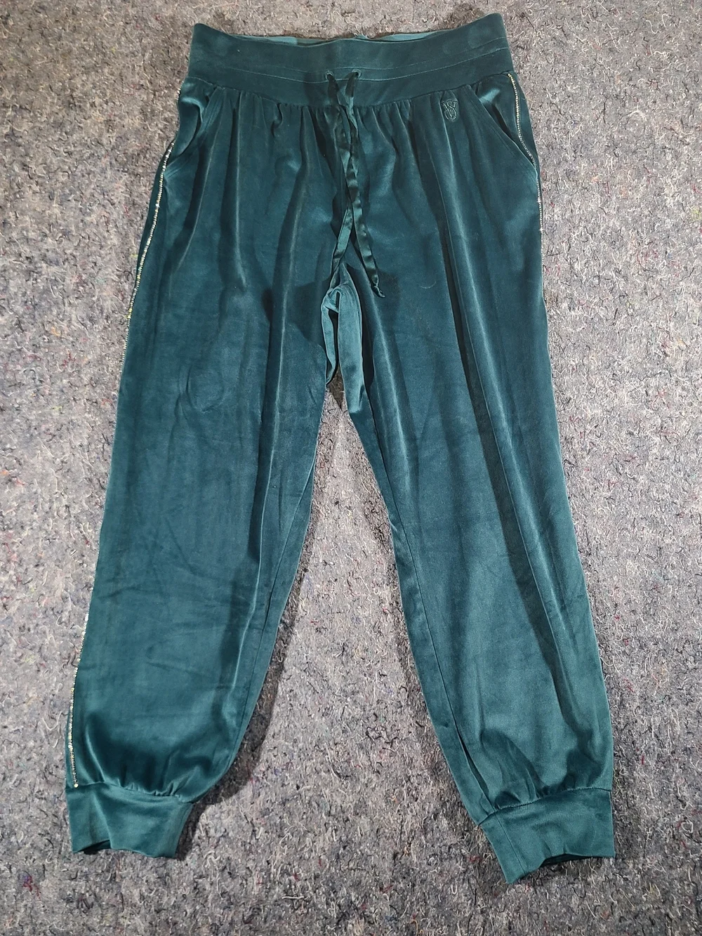 Victoria's Secret On Point Velour Tracksuit Set XL Hoodie L Joggers Y2K